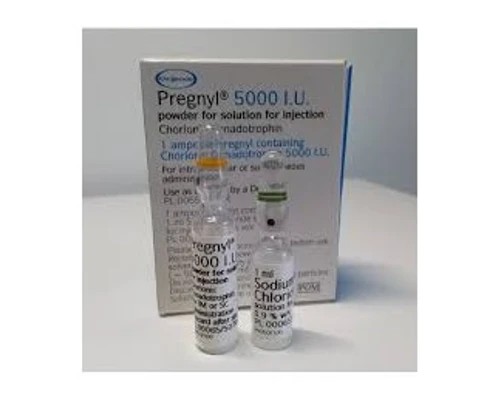 Buy HCG 5000iu/amp + 1ml solvent Organon Pregnyl - Featured Image